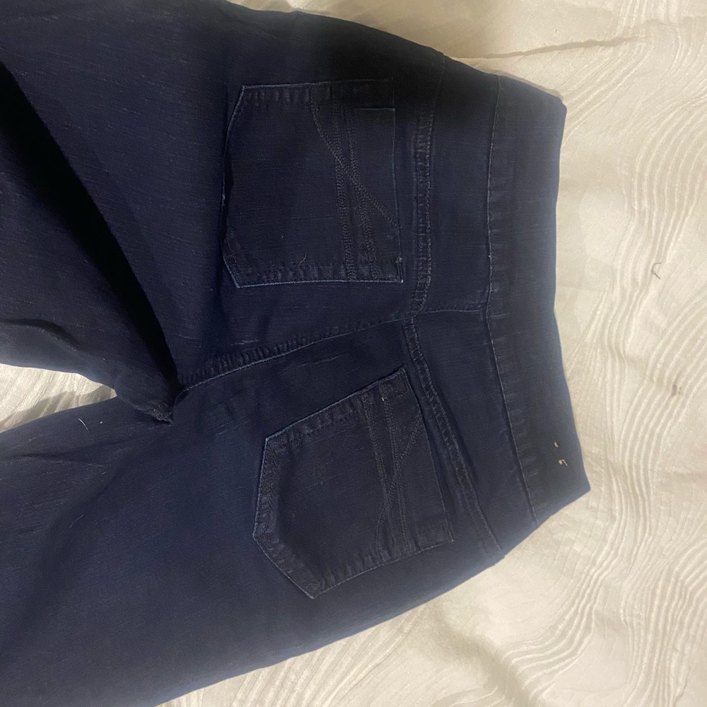 Size 6 stretch dark blue Santana jeans
